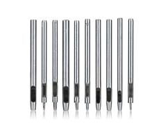 Level Herramienta de Alta dureza Agujero Craft Set del Cuero del Kit de aleación de Acero ponche 10pcs DIY 0.5-8mm