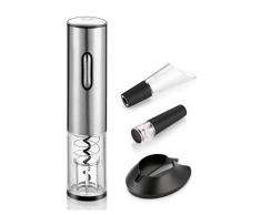 NO LOGO YIYUNRR 2-en-1 sacacorchos eléctrico abrelatas del Vino, la Bomba de vacío automático inalámbrico Recargable y abrebotellas Conjunto