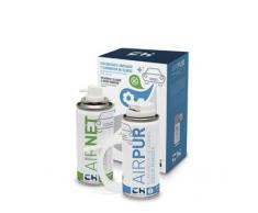 REPORSHOP - AIRNET + AIRPUR Limpiador y eliminador olores en Sistemas Aire Acondicionado Coche