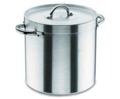 Lacor 20155 Chef - Olla recta con tapa, aluminio, 55 cm