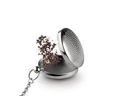 Alessi twy01 bola de té, acero inoxidable, plata, 6 x 4,5 x 2 cm