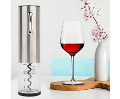 Regun Botella de Vino abridor, Botella Gris Original Sacacorchos Sacacorchos eléctrico automático del abrelatas del Vino Kit de Teléfono Inalámbrico
