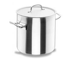 Lacor Chef Classic 50150 - Olla recta con tapa, 50 cm, inoxidable