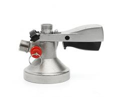EsportsMJJ El Acero Inoxidable G-Tipo Barril Del Acoplador De Cerveza Del Bosquejo Dispensador Para El Brew Casero Con Clicket