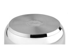 Lagostina Briosa Batería De Cocina, Aluminio/Acero Inoxidable, Plateado, 13 Unidades