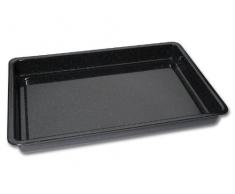 CHG Set 236-50 Bandeja De Horno Esmaltada Aprox. 42,0 X 29,0 X 4,0 Cm De Color Negro