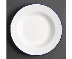 Olympia gm513 esmalte plato hondo, 245 mm (Pack de 6)