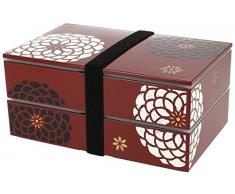 HYACCA 51587 Plaza HAKOYA lonchera litera rojo (japón importación)