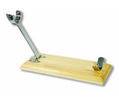 Flores CortÃ©s Soporte jamonero, Acero Inoxidable, Gris y marrÃ³n, 45 cm