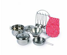 Legler Gustav - Batería de Cocina Y Accesorios de Juguete (A Partir de 3 Años)