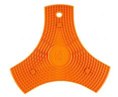 BRA Salvamanteles, Silicona, Naranja, 2 Unidades
