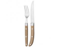 WMF Ranch Cubiertos para Carne (2 Piezas), Acero Inoxidable Pulido