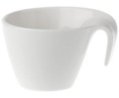 Villeroy & Boch Flow Taza de café, 200 ml, Porcelana Premium, Blanco
