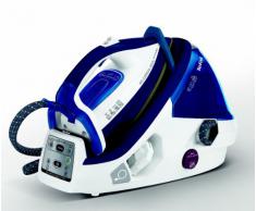 Tefal Pro Express Control GV8960E0 - Centro de planchado (autonomía ilimitada, 6 bares de presión, suela Ultragliss y función eco), color azul