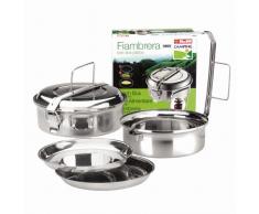IBILI 720616 - Fiambrera con Platos INOX 16 Cms.