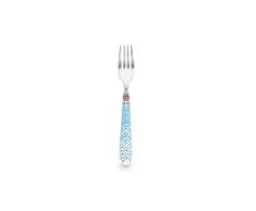 Pip Studio 51060007 - Tenedor para tartas (6 unidades), diseño floral, color azul