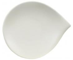 Villeroy & Boch Flow Plato para pan, 20 x 17 cm, Porcelana Premium, Blanco