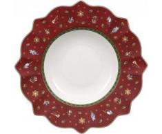 Villeroy & Boch Toy´s Delight Plato Hondo de 350 ml, Porcelana, Rojo, 26.5x26.8x14.0 cm