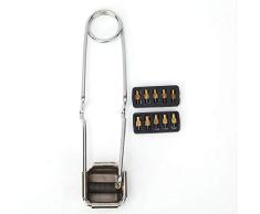 Garosa 1 Unid Flints Encendedor de Chispa Cuadrado Acero Niquelado Pedernal Antorcha Chispa Encendedor Accesorios de Soldadura Picapiedra Encendedor de Gas Acetileno con 10 Piezas Flints de Encendido