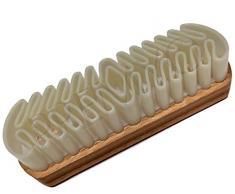 PREMYO Cepillo para gamuza brinda un cuidado suave al nobuck, velour, ante o cuero de grano completo. Cepillo para zapatos de ante. Cepillo crepe suave para una limpieza protegiendo todos los cueros