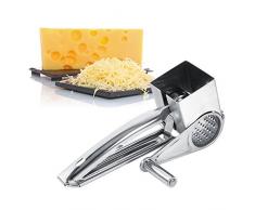Rallador de queso Molinillo Queso con manivela para queso de acero inoxidable multifunción Kitchen Craft