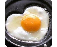 Mini Lovely forma de corazón y Pan frito huevo sartén Cook cacerola antiadherente desayuno sartén Love Tortilla Pan