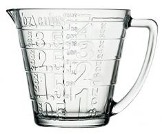 Pasabahce, 55172 Basic - Jarra medidora de Cristal, 1,13 litros
