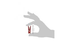 Grafoplas 68005900 - Pack con 30 pinzas de madera pequeñas, multicolor