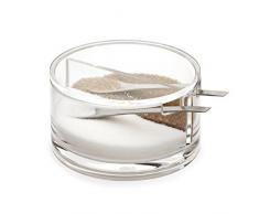 Balvi - azucarero Doble en acrílico. con Dos Compartimentos. Transparente.