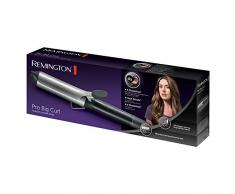 Remington Pro Big Curl CI5538 - Rizador de Pelo, Cerámica y Titanio, Pinza de Pelo de 38 mm, Negro
