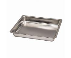 Xavax 00111503 - Bandeja de Horno (Rectangular, Silver, Stainless Steel, 445 mm, 370 mm, 70 mm)