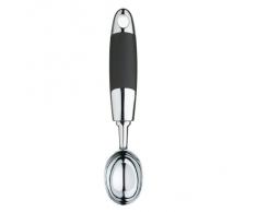 Kitchen Craft Master Class Soft Grip - Cuchara para helado de acero inoxidable (mango corto)