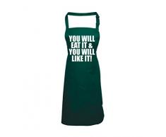 EAT te darás cuenta de que y con lo que hace que este te darás cuenta de que LIKE ' con motivos de cocina de/molde de horno para/barbacoa delantal