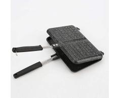 circulor Sandwichera De Plancha Grill, Sandwich Toaster Sartén Antiadherente Sartén De Doble Cara Sándwich De Gas Molde De Desayuno Tostadas Sartén para Hornear