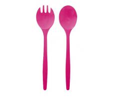 Zak ! Designs 1333-350 - Cubiertos para servir ensalada (32 cm), color frambuesa
