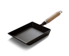 CIGONG Olla De Tortilla, Mini Espesamiento, Fácil De Pegar, Fondo Plano Sólido Y Duradero, Sartén De Huevo Asado De Huevo Grueso Wok