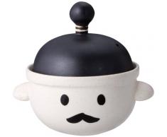 Tokoname olla taz?n magistrado de la olla de arroz negro SAN1618-B (Jap?n importaci?n / El paquete y el manual est?n escritos en japon?s)