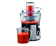 Moulinex Juice Express JU550D10 Licuadora, 800 W, 1.4 litros, 2 Velocidades, Negro/Plateado