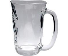 Vidrio Grueso Resistente Al Calor Café Blanco Taza De Oficina Taza Artesanal De Gran Capacidad Taza De Agua
