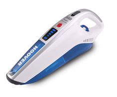 Hoover Jazz SM156WD4 - Aspirador de mano sin cable, hasta 18 mins. de autonomía, aspira sólidos y líquidos, batería de 15.4V, color azul claro