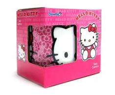 Hello Kitty - Taza regular de porcelana, color rosa (United Labels 811290)