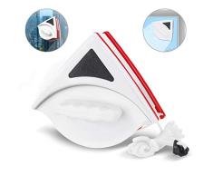Charminer Limpiador de ventanas magnetico, Cepillo de limpieza doble cara con Cuerda Anti-caída, Limpiaparabrisas Adecuado para Ventanas Vidrio del hogar Herramientas para 15-24mm