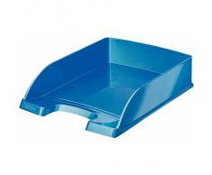 Leitz bandeja wow.formato folio-a4.apilable.dimensiones 255x357x70 mm.color azul metalizado.