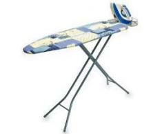 Orbegozo TP 1000 - Mesa de planchar, 110 x 33 cm., rejilla de acero, diseño de flores