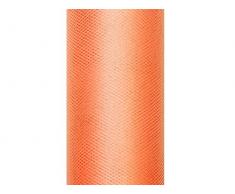 9 M Organza decoratico, Camino de mesa Organza Rollo de tela de organza ( - Naranja