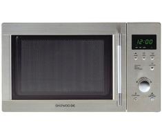 Daewoo KOG-837RS - Microondas, 800 W, 23 litros, con grill, inox