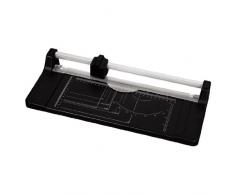 Hama Easy Cut R 320 guillotina para papel 5 mm - Cortador de papel (5 mm, 32 cm, 0.5 mm, Negro)