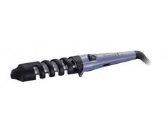 Remington Dual Curl CI63E1 - Rizador de pelo, Pinza de 19 a 31 mm, Cerámica, Hasta 200 ˚C, Morado y Negro