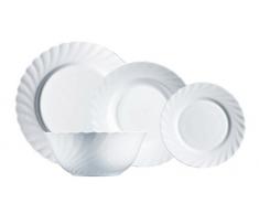 Luminarc Vajillas Combinadas, Blanco, 19 ìezas