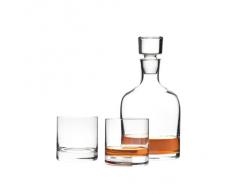 Leonardo 060005 GK Ambroggio - Juego de jarra y vasos para whisky (3 unidades)